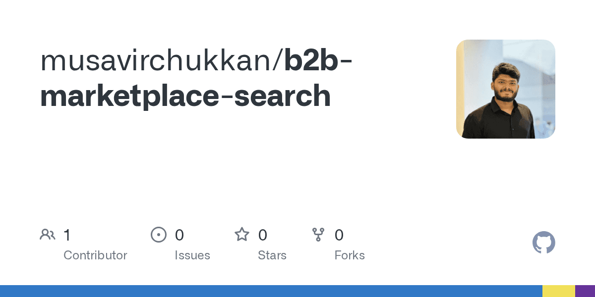 B2B Marketplace Search